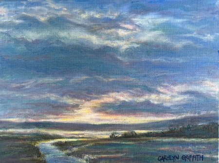 Dusk From Our Deck by artist Carolyn Griffith